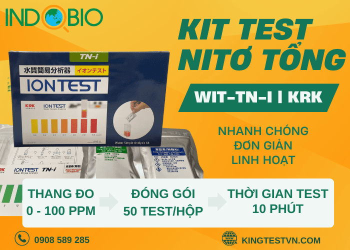 Thông số bộ test nito tổng WIT-TN-I
